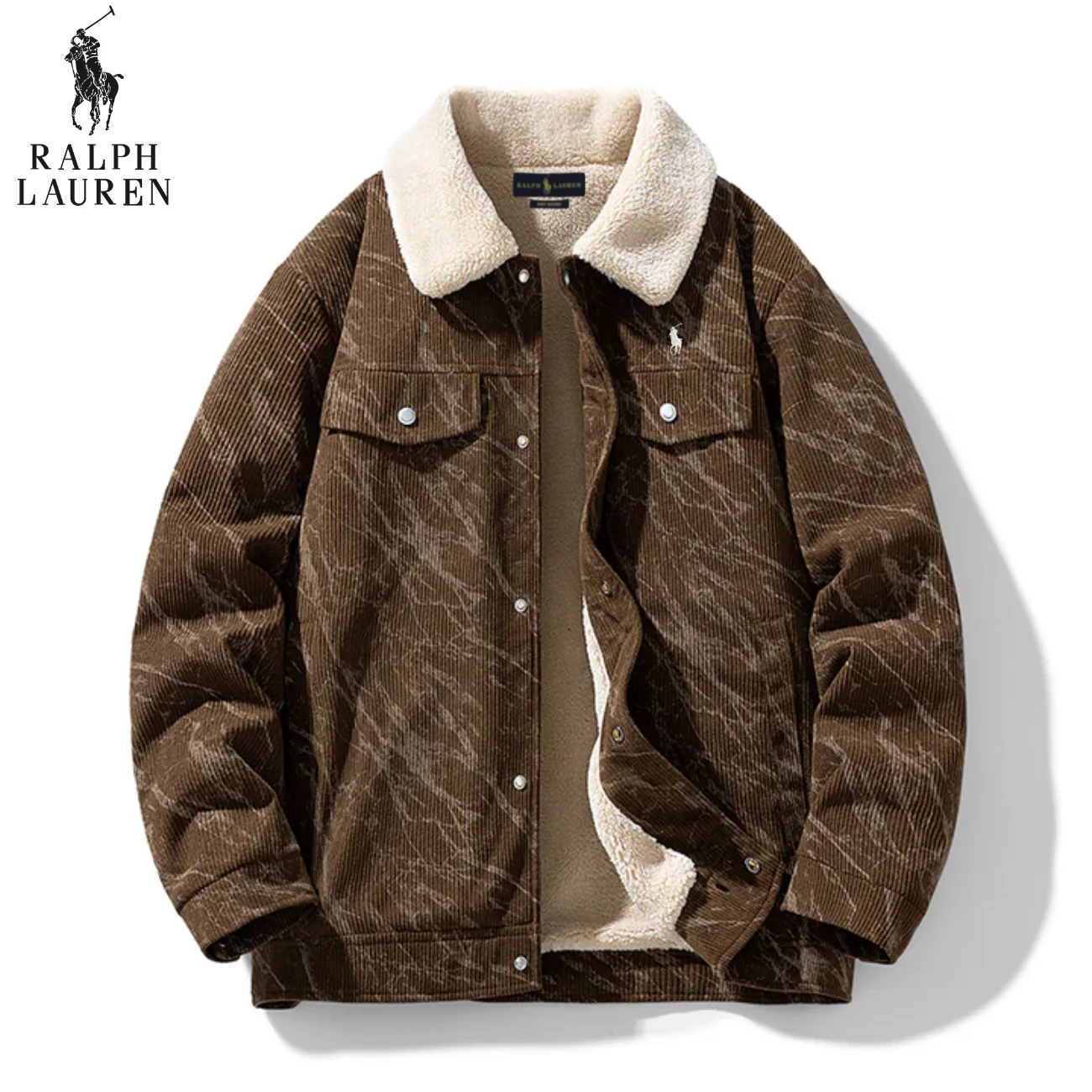2026 Sherpa-Lined Corduroy Jacket || Clearance Sale - Image 2
