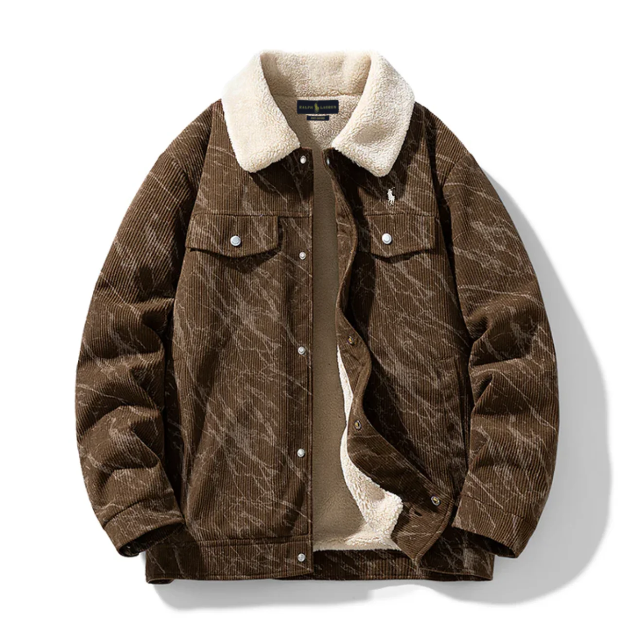 2026 Sherpa-Lined Corduroy Jacket - Clearance Sale - Image 2