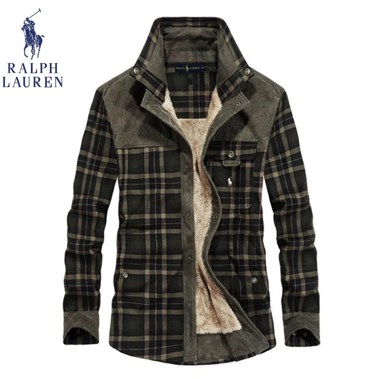 2026 Sherpa-Lined Plaid Field Jacket || Clearance Sale - Image 2