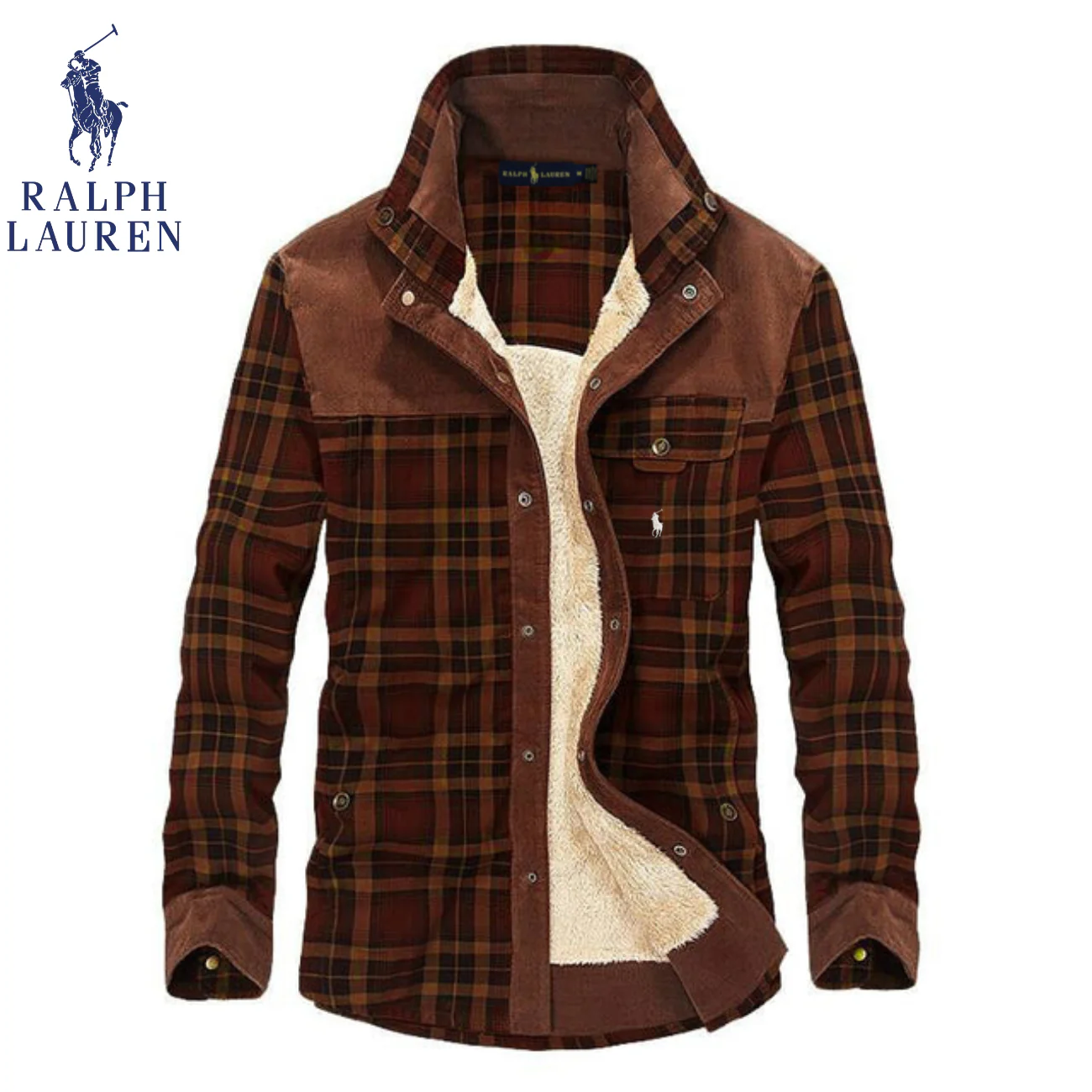 2026 Sherpa-Lined Plaid Field Jacket || Clearance Sale - Image 3