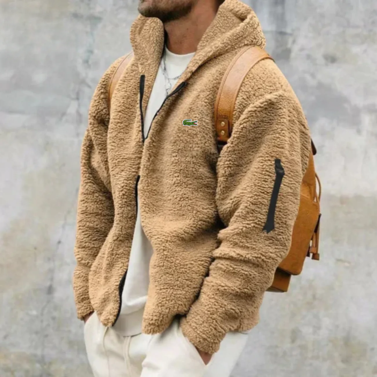 2026 Sherpa Zip-Up Winter Jacket - Clearance Sale - Image 2