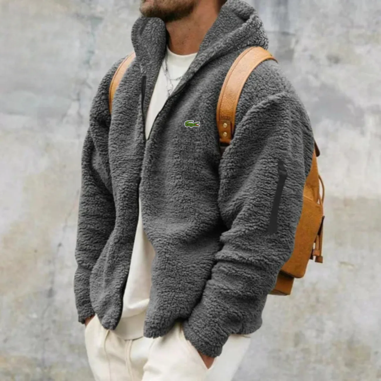 2026 Sherpa Zip-Up Winter Jacket - Clearance Sale - Image 4