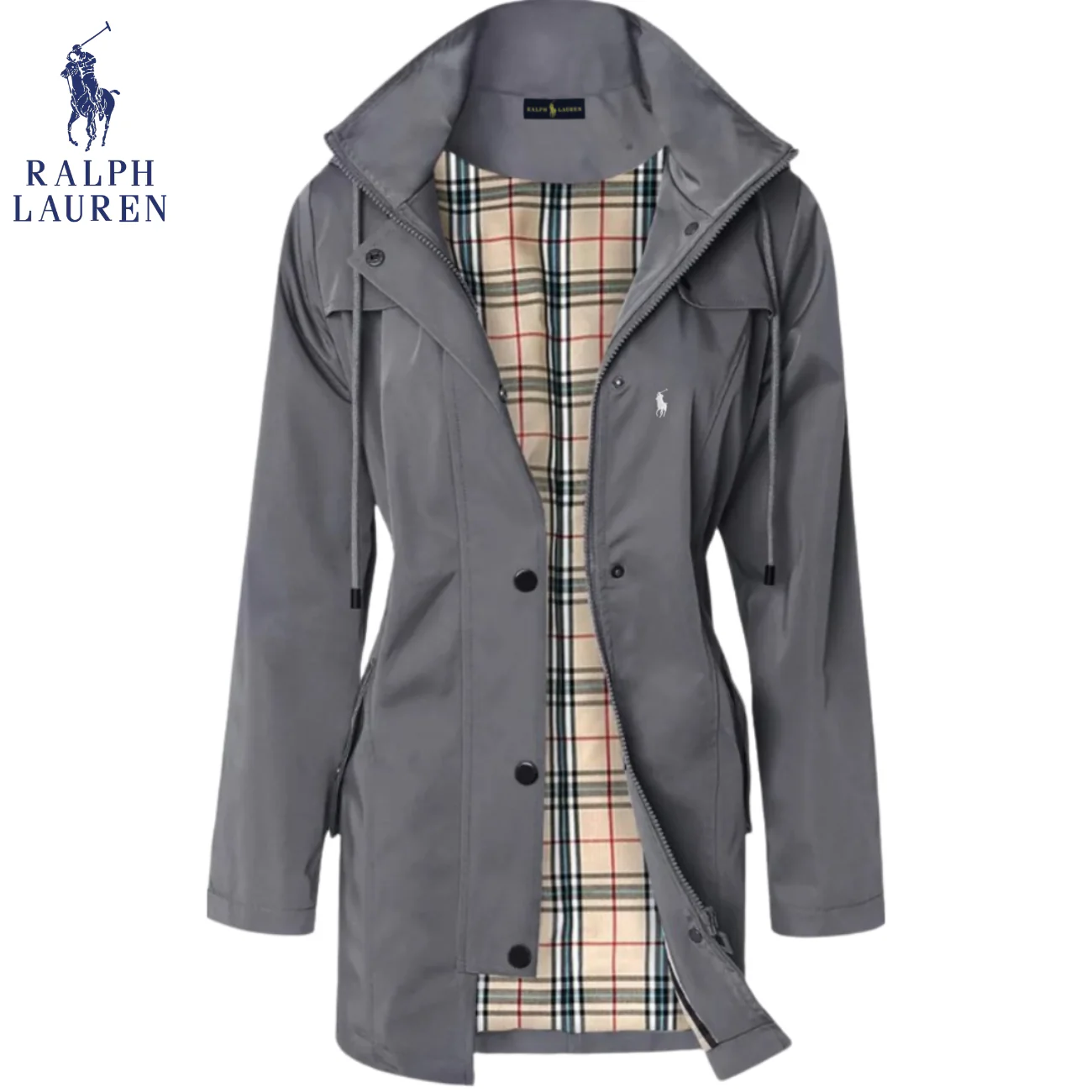 2026 Sleek Checkered Hooded Jacket || Clearance Sale - Image 7