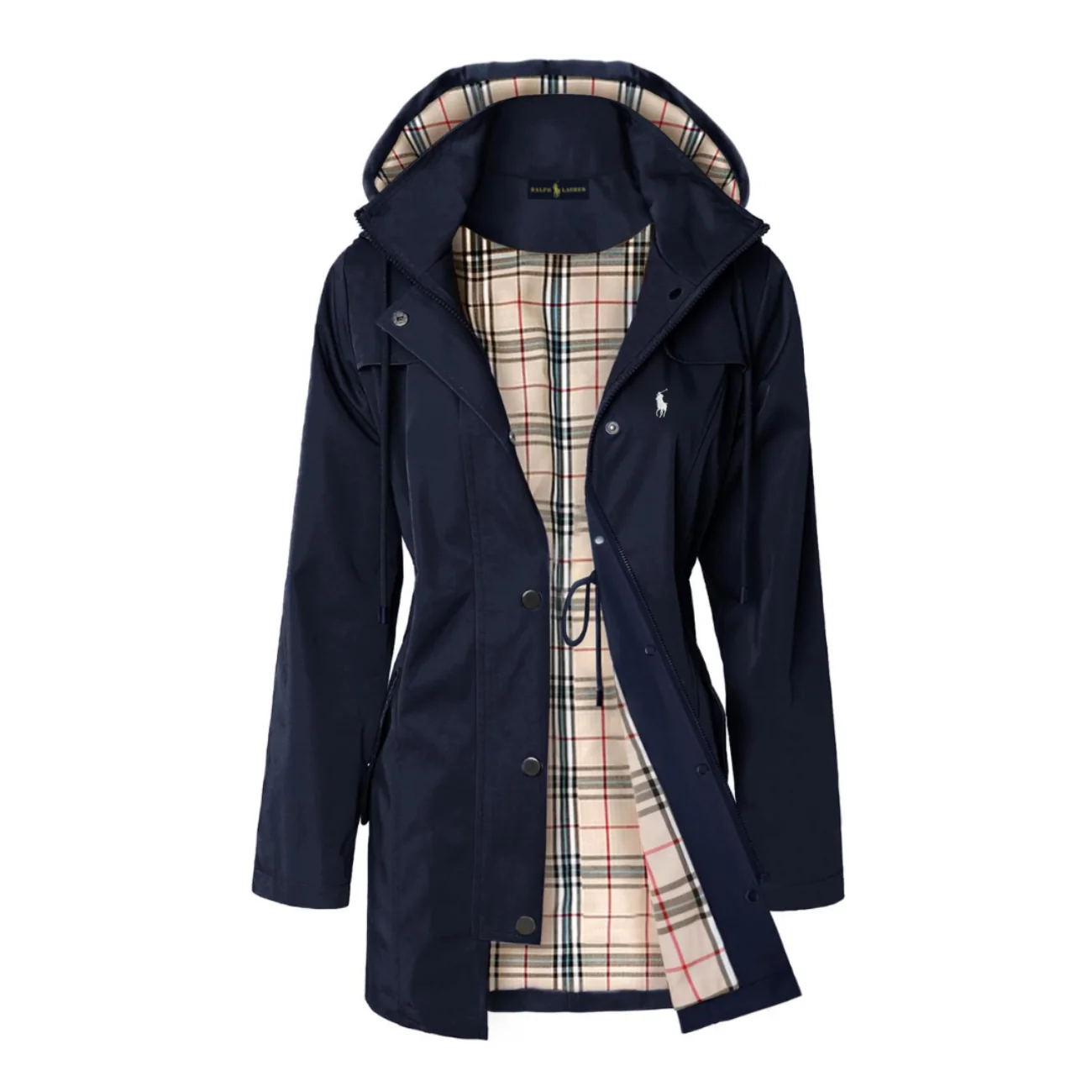 2026 Sleek Checkered Hooded Jacket - Clearance Sale - Image 2