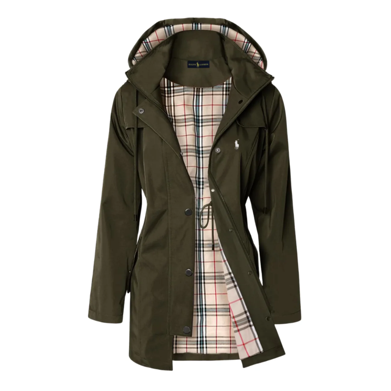 2026 Sleek Checkered Hooded Jacket - Clearance Sale - Image 3