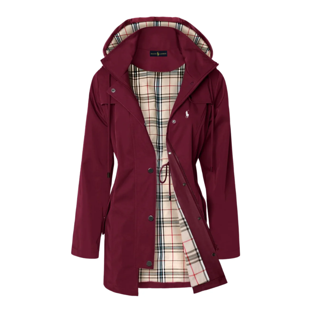 2026 Sleek Checkered Hooded Jacket - Clearance Sale - Image 4