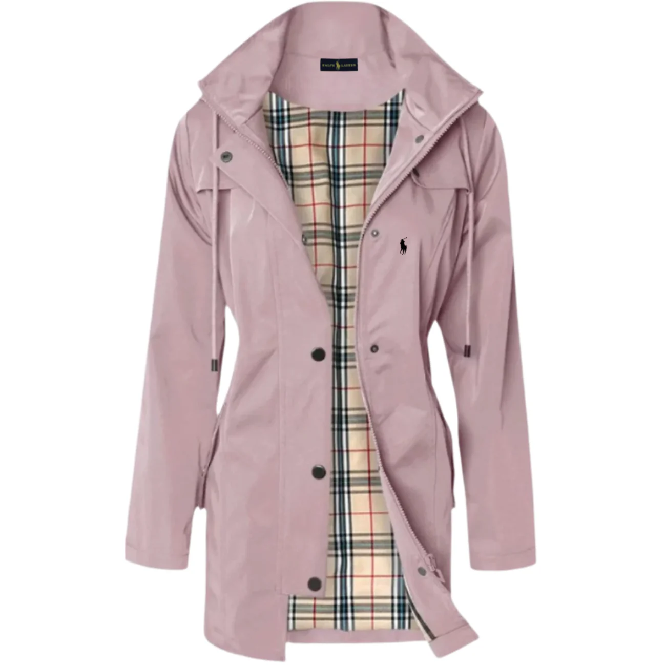 2026 Sleek Checkered Hooded Jacket - Clearance Sale - Image 5