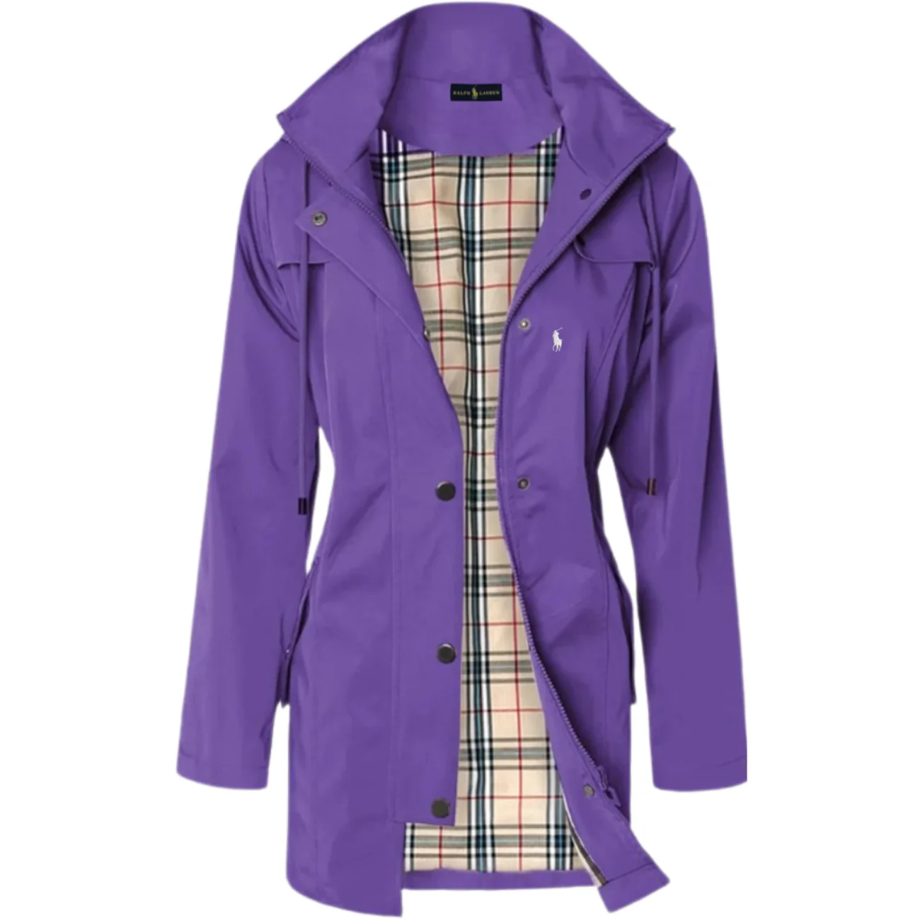 2026 Sleek Checkered Hooded Jacket - Clearance Sale - Image 6
