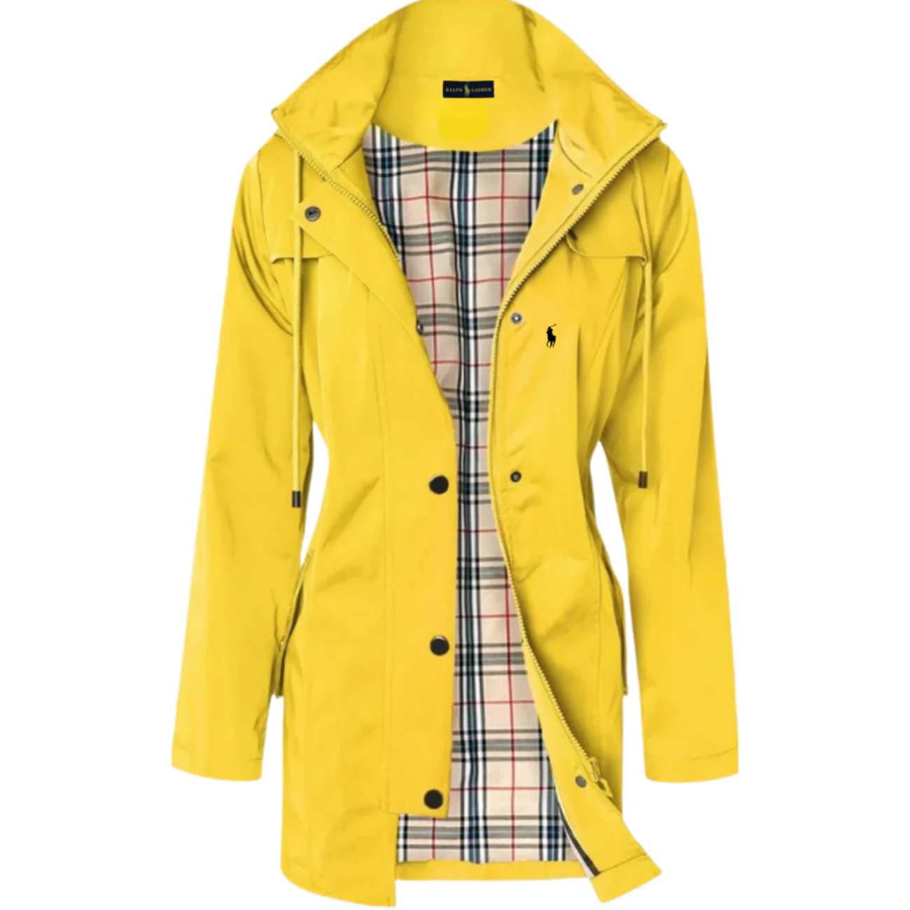 2026 Sleek Checkered Hooded Jacket - Clearance Sale - Image 8