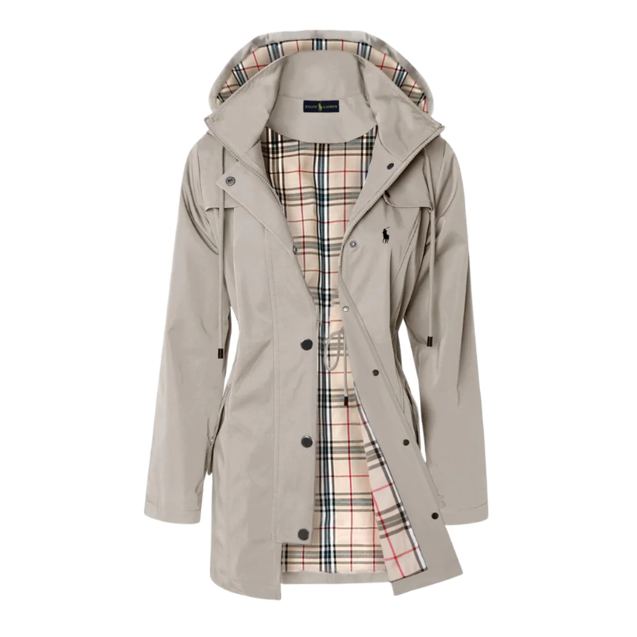 2026 Sleek Checkered Hooded Jacket - Clearance Sale - Image 9