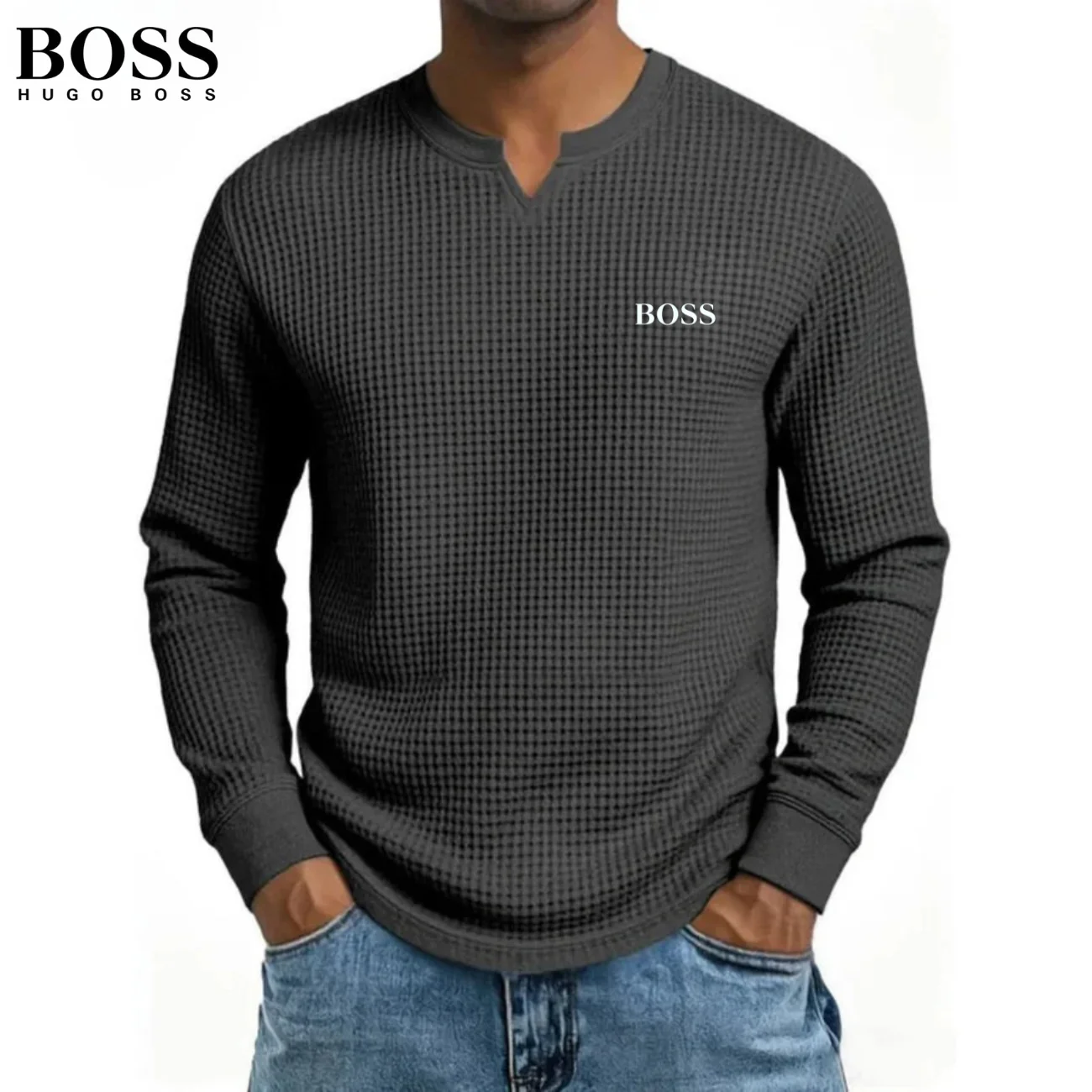 2026 Smart Casual Waffle Shirt || CLEARANCE SALE