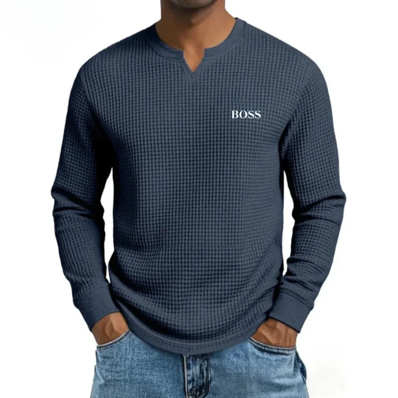 2026 Smart Casual Waffle Shirt - CLEARANCE SALE - Image 5