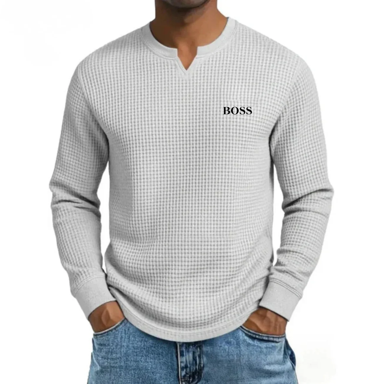2026 Smart Casual Waffle Shirt - CLEARANCE SALE - Image 6