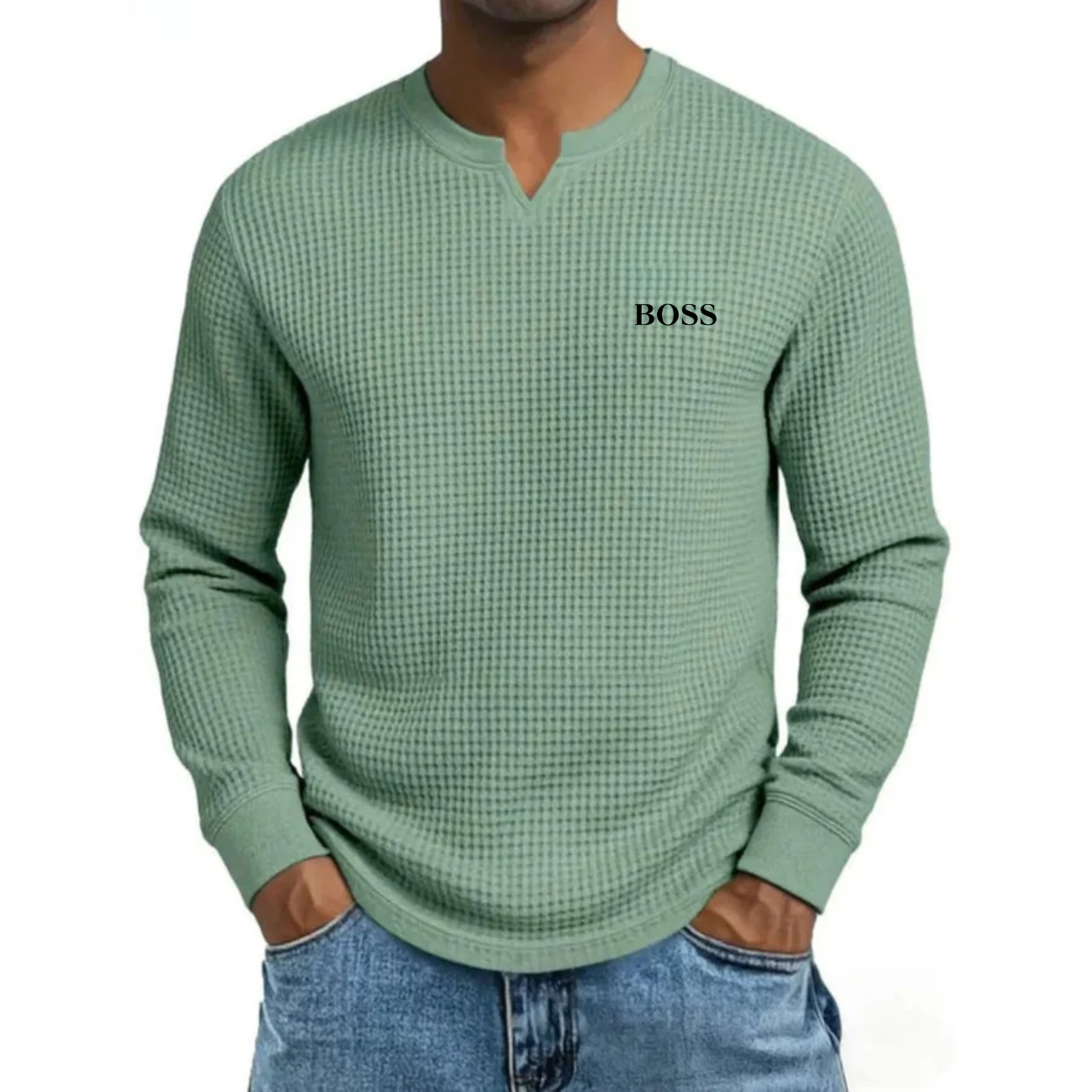 2026 Smart Casual Waffle Shirt - CLEARANCE SALE - Image 8