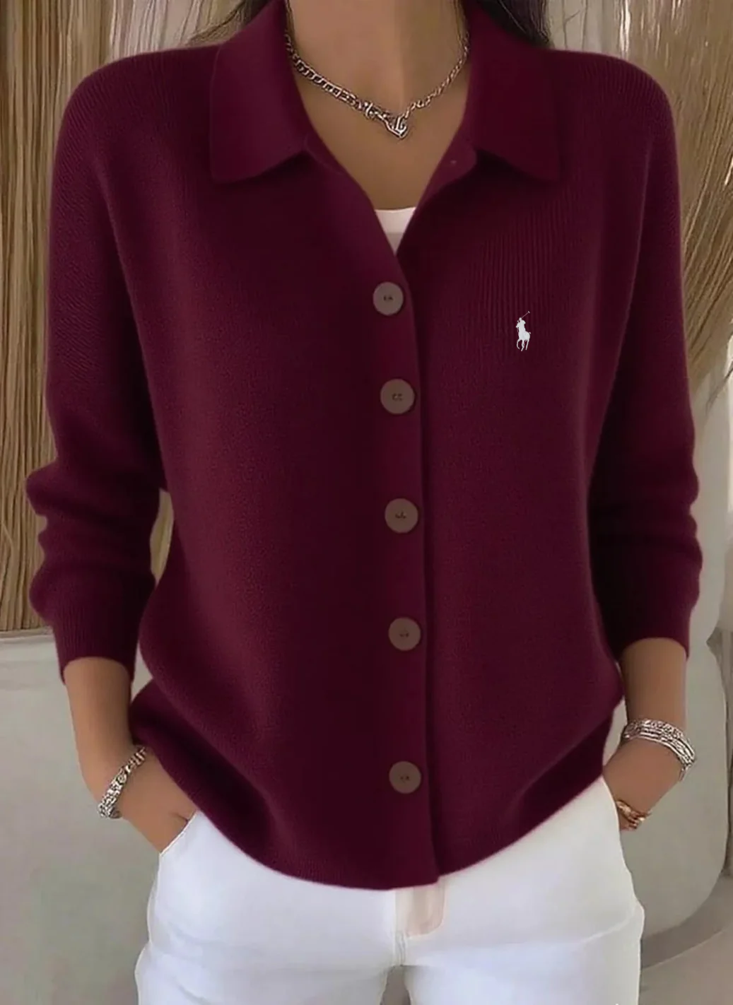 2026 Soft Button-Up Knit Sweater - Clearance Sale - Image 3