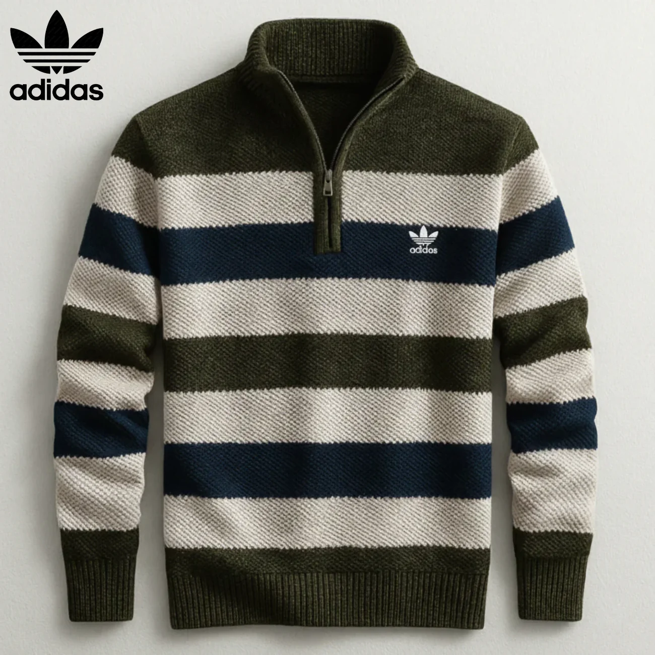 2026 Striped Half-Zip Sweater || Limited Edition - Image 3
