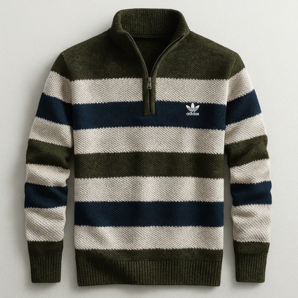2026 Striped Half-Zip Sweater - Limited Edition - Image 3