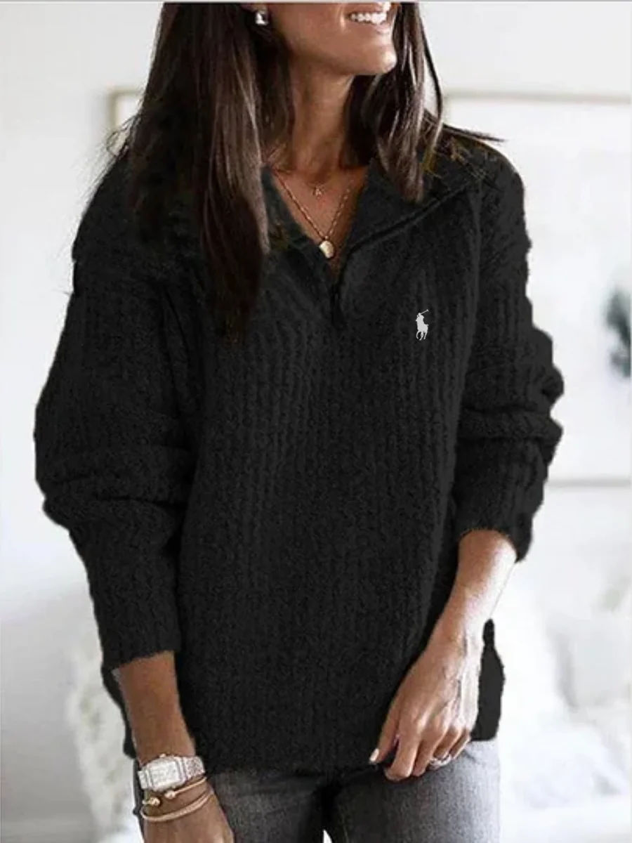 2026 Textured Half-Zip Comfort Top - Clearance Sale