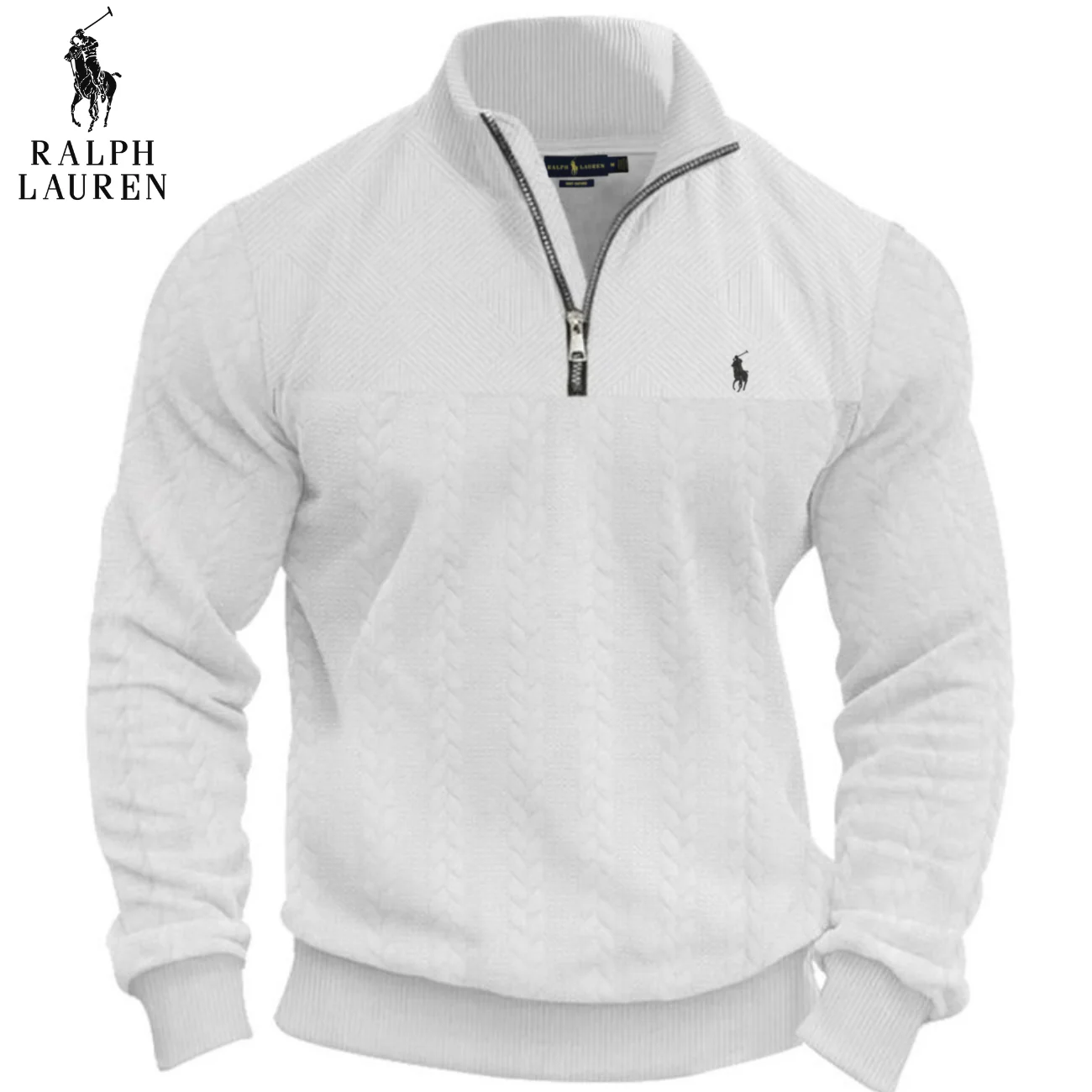 2026 Textured Half-Zip Knit Pullover || Clearance Sale - Image 3