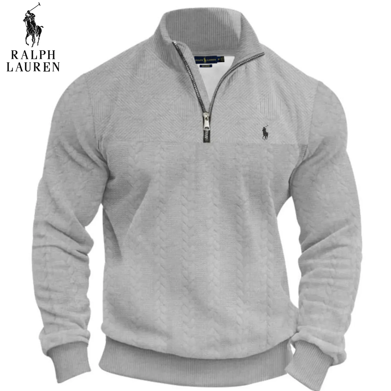 2026 Textured Half-Zip Knit Pullover || Clearance Sale - Image 5