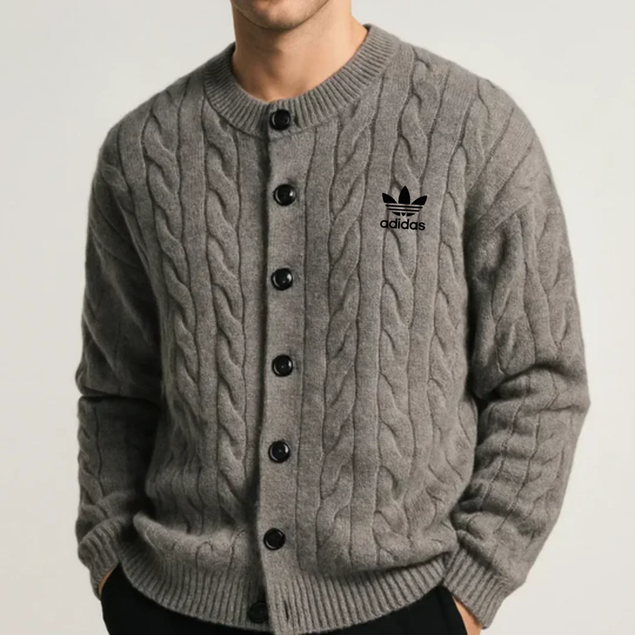 2026 Textured Knit Button Cardigan - Clearance Sale - Image 3