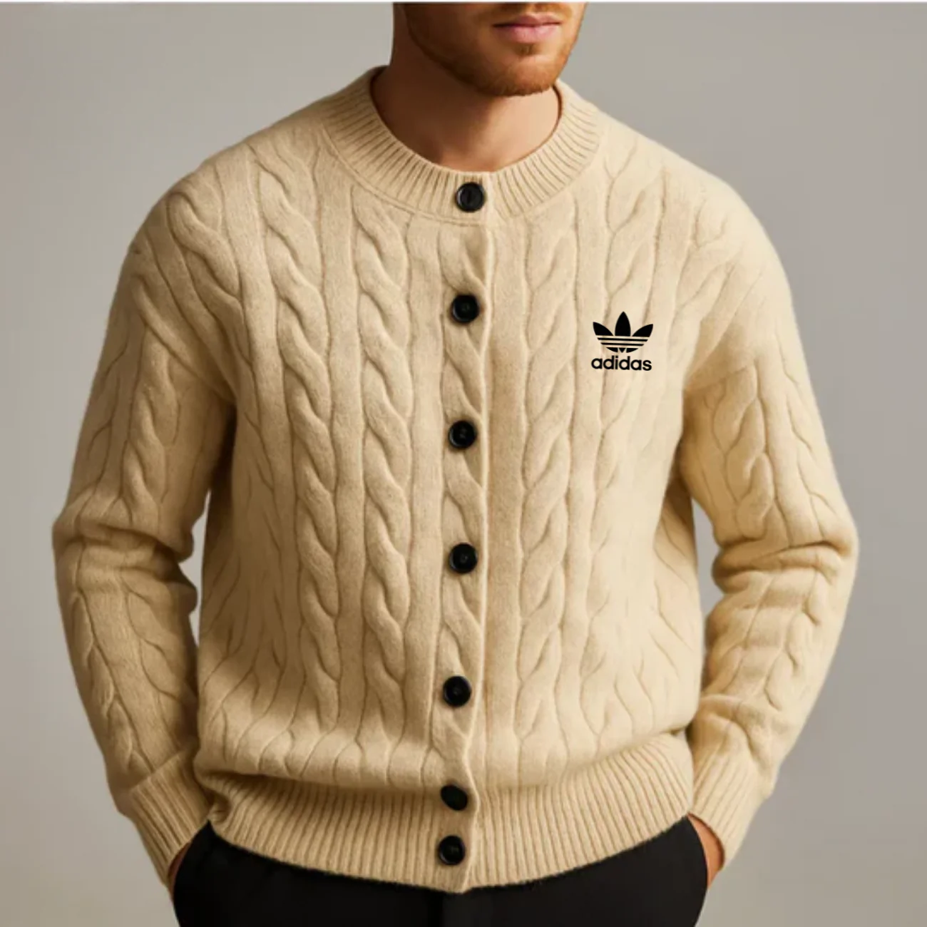 2026 Textured Knit Button Cardigan - Clearance Sale - Image 4