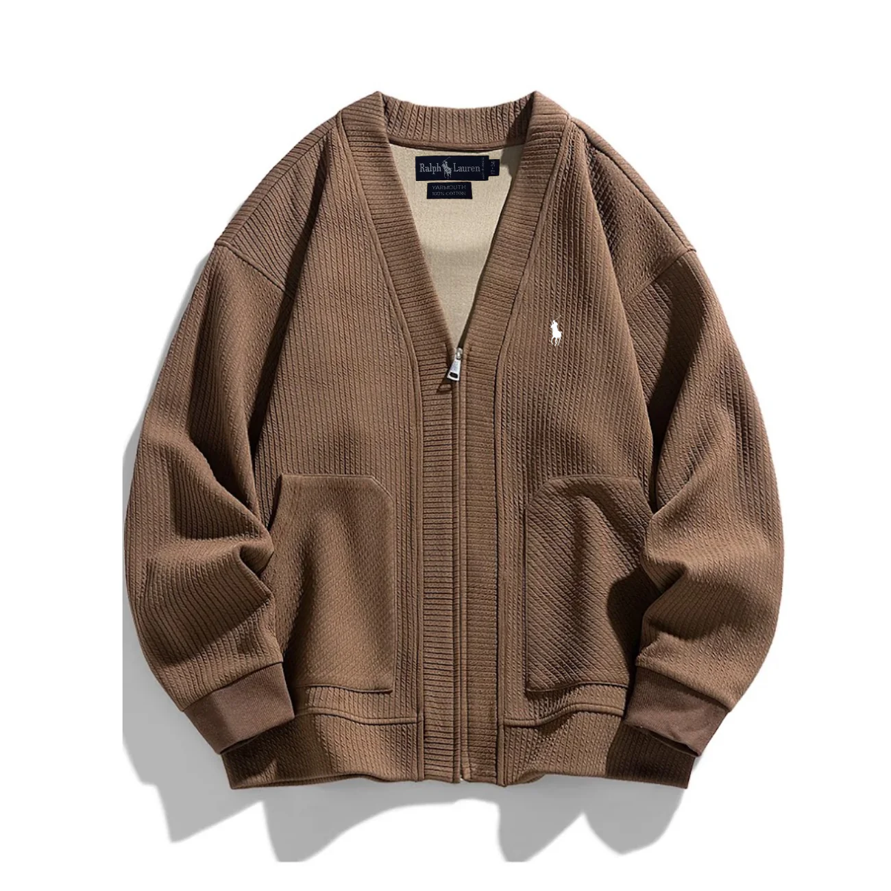 2026 Textured Knit Zip Cardigan - CLEARANCE SALE - Image 4