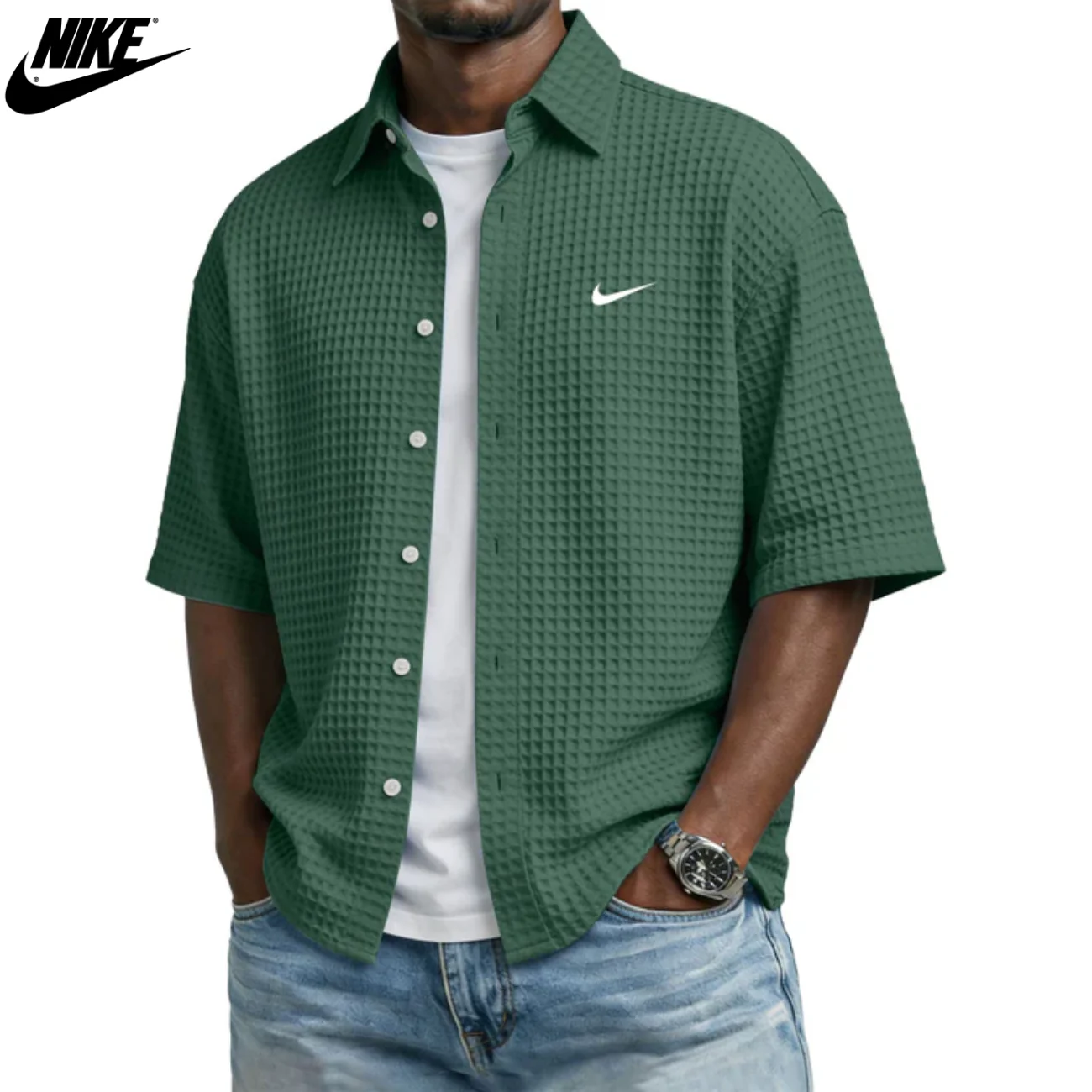 2026 Textured Summer Button Shirt || Clearance Sale - Image 7