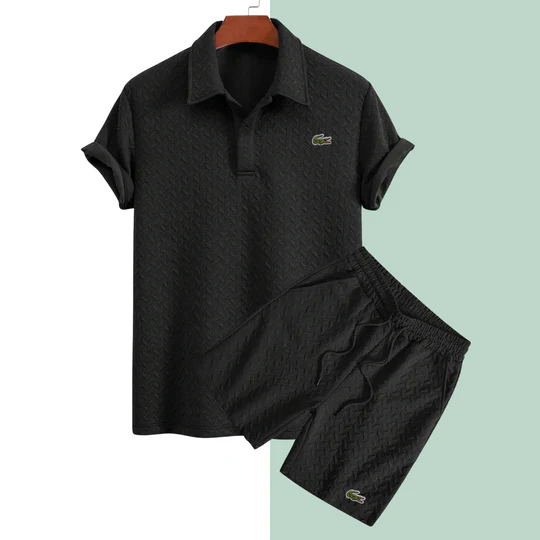 2026 Textured Summer Polo Set - Clearance Sale