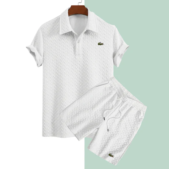 2026 Textured Summer Polo Set - Clearance Sale - Image 2