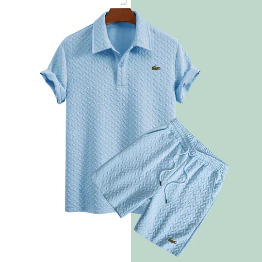 2026 Textured Summer Polo Set - Clearance Sale - Image 3