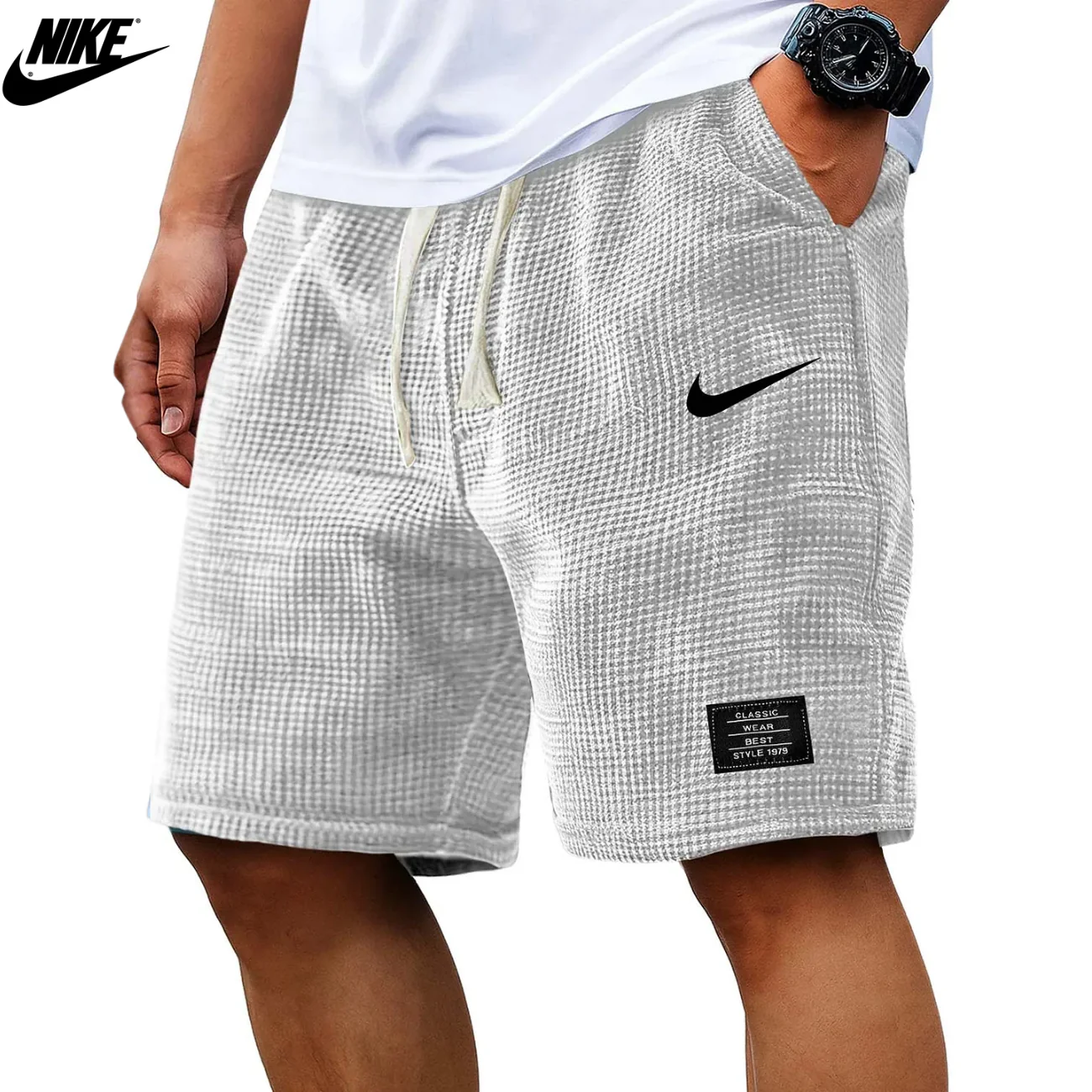 2026 Textured Waffle Knit Shorts || Clearance Sale - Image 2