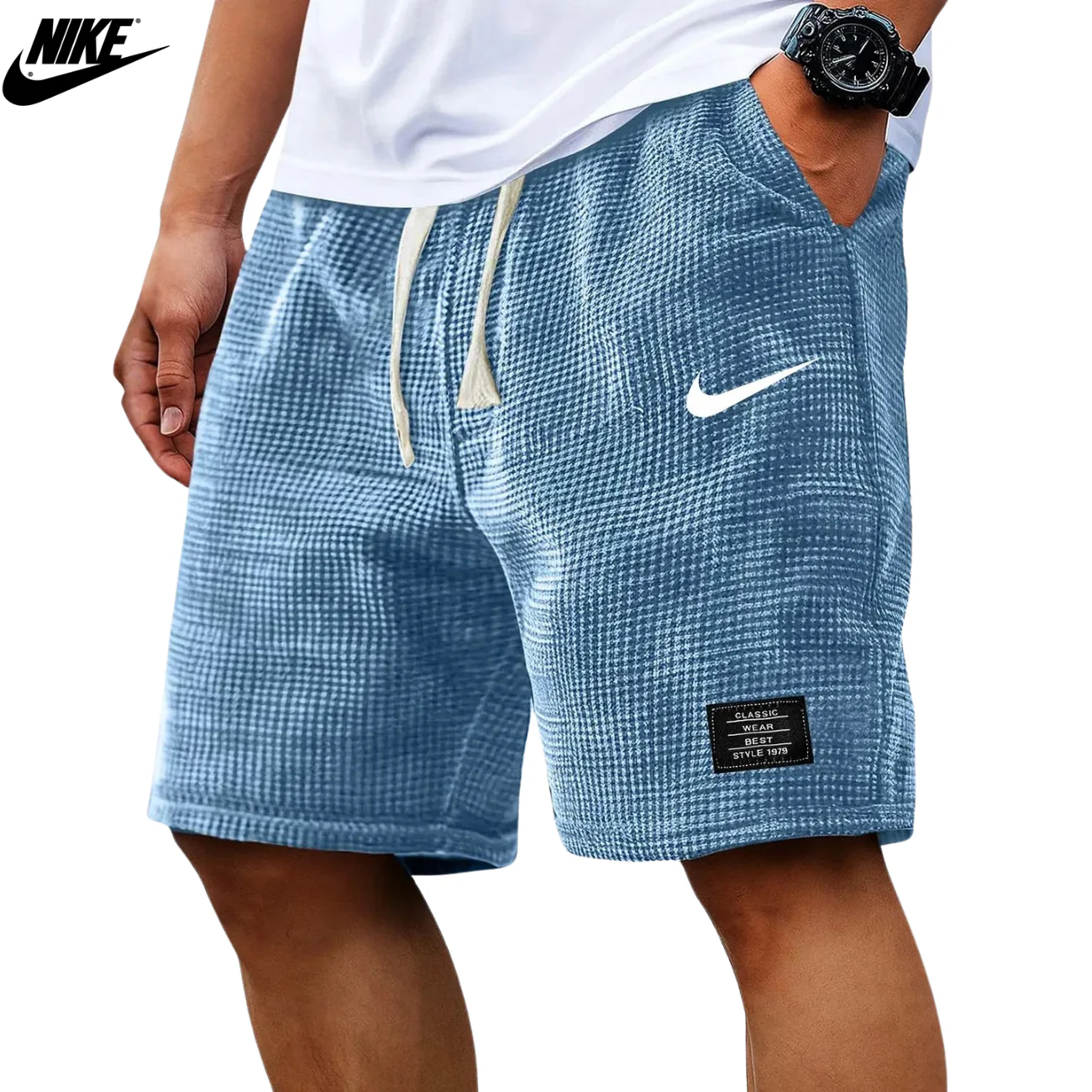 2026 Textured Waffle Knit Shorts || Clearance Sale - Image 3