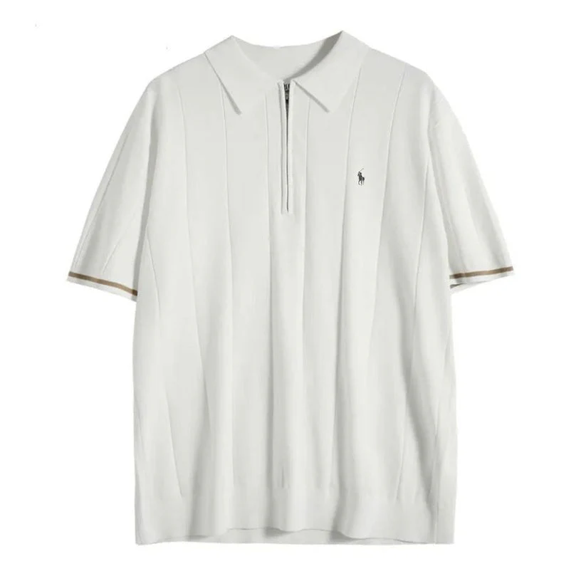 2026 Textured Zip Polo - Clearance Sale