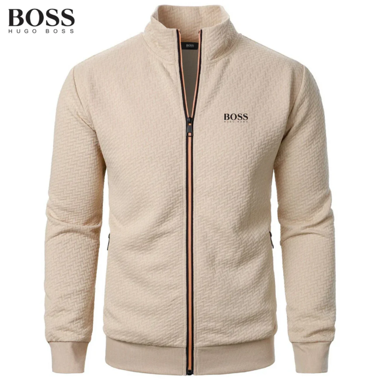 2026 Textured Zip-Up Jacket || Clearance Sale - Image 2