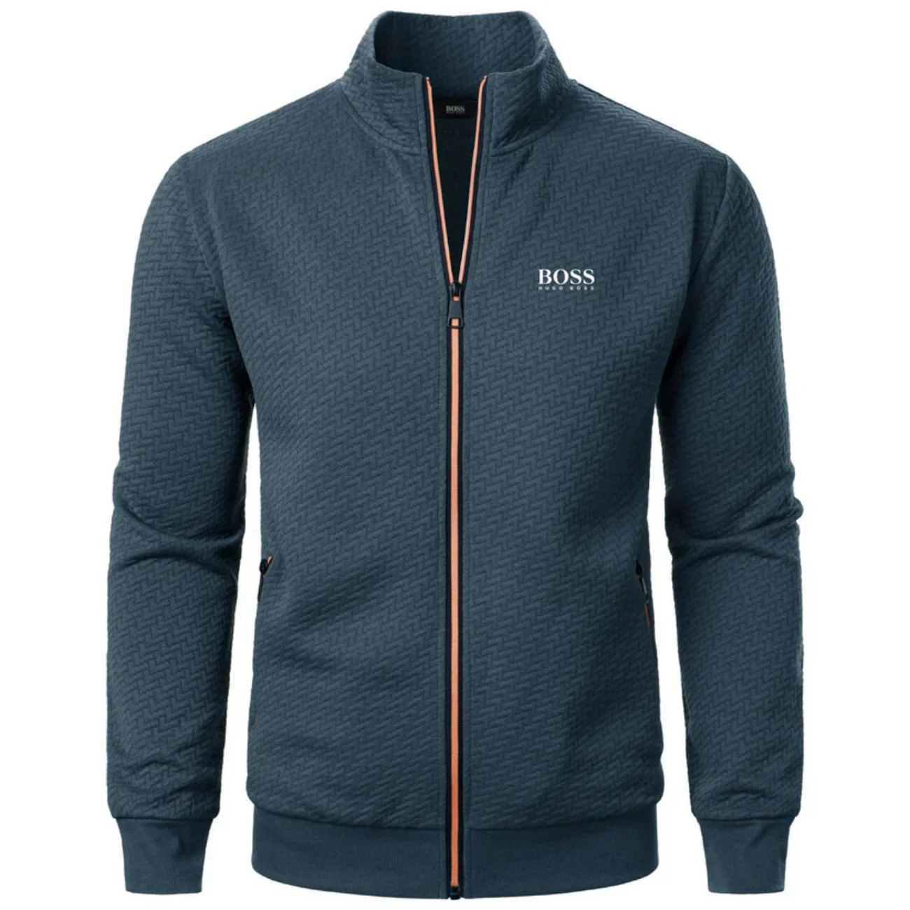 2026 Textured Zip-Up Jacket - Clearance Sale - Image 4