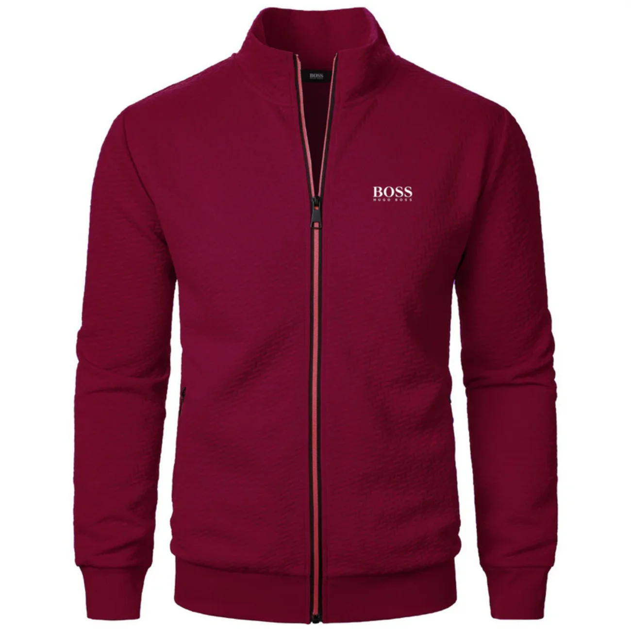 2026 Textured Zip-Up Jacket - Clearance Sale - Image 5