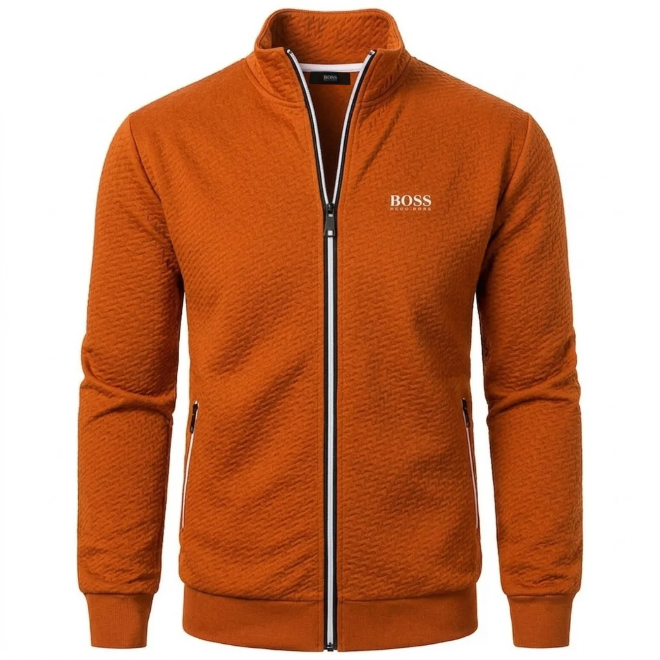 2026 Textured Zip-Up Jacket - Clearance Sale - Image 7