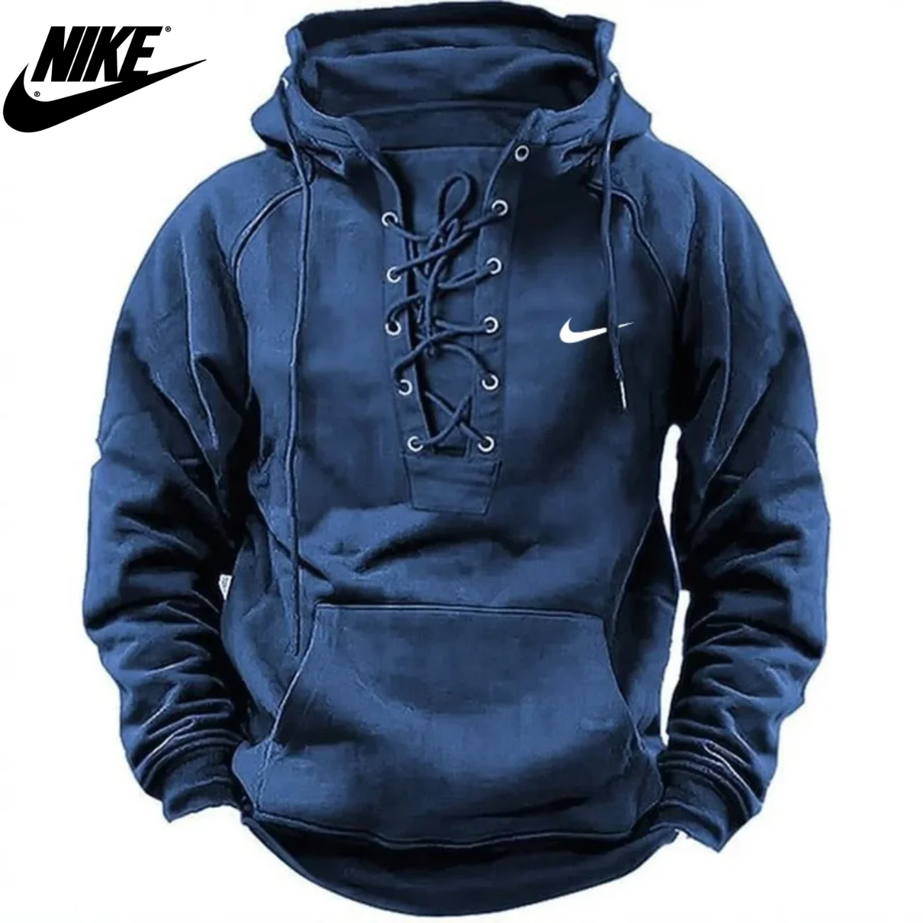 2026 Utility Lace-Up Hoodie || Clearance Sale - Image 2