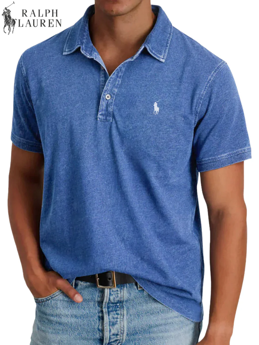 2026 Vintage Wash Polo Shirt || Clearance Sale - Image 2