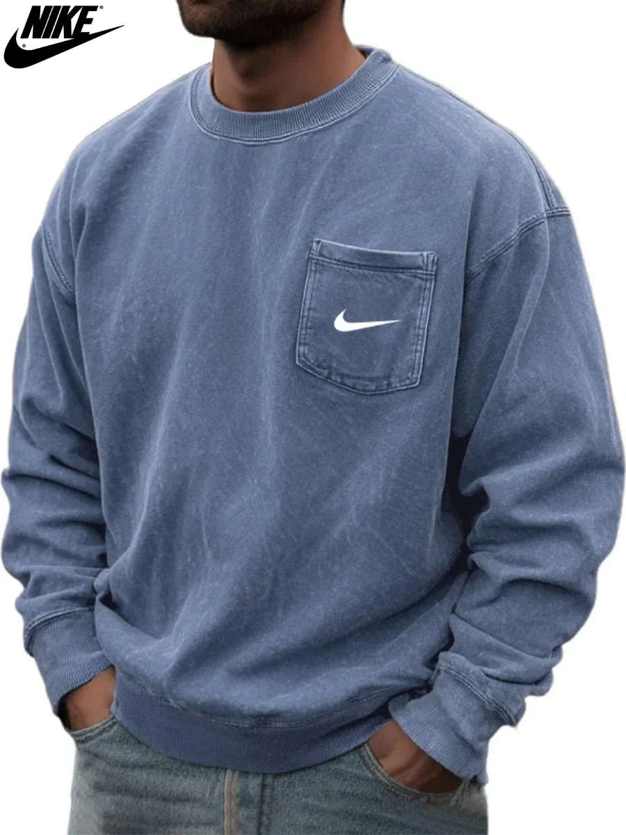 2026 Vintage Washed Pocket Sweatshirt || Clearance Sale - Image 2
