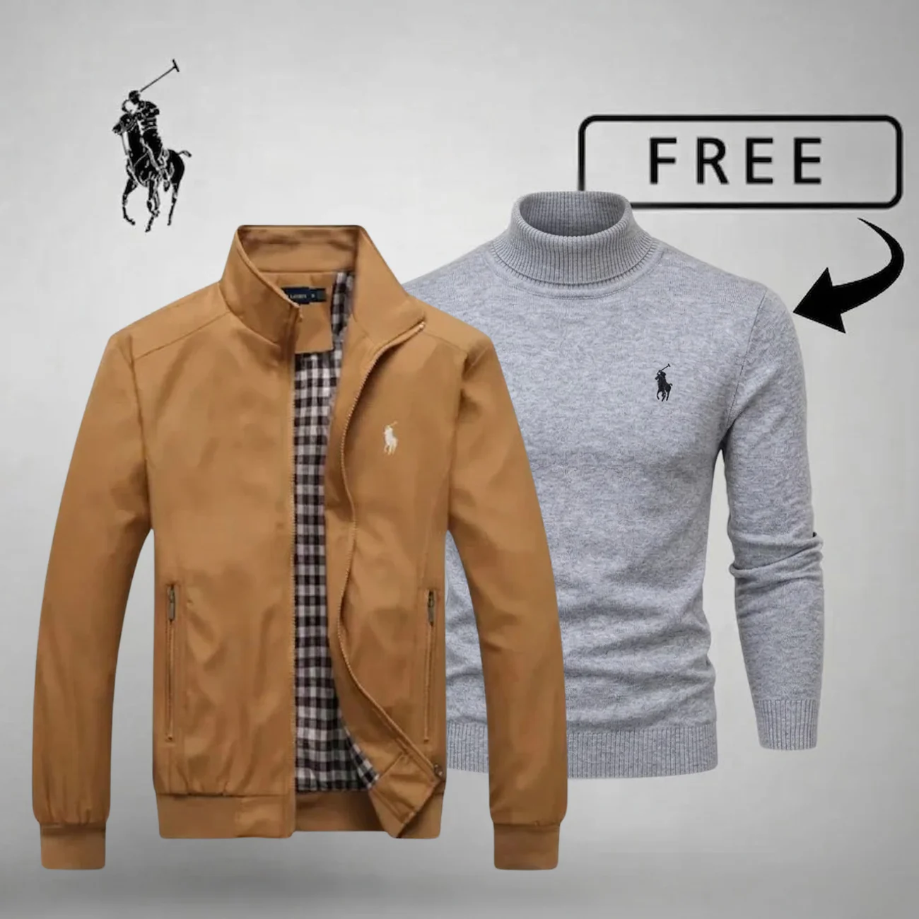 2026 Winter Jacket + Turtleneck Sweater || Clearance Sale - Image 3