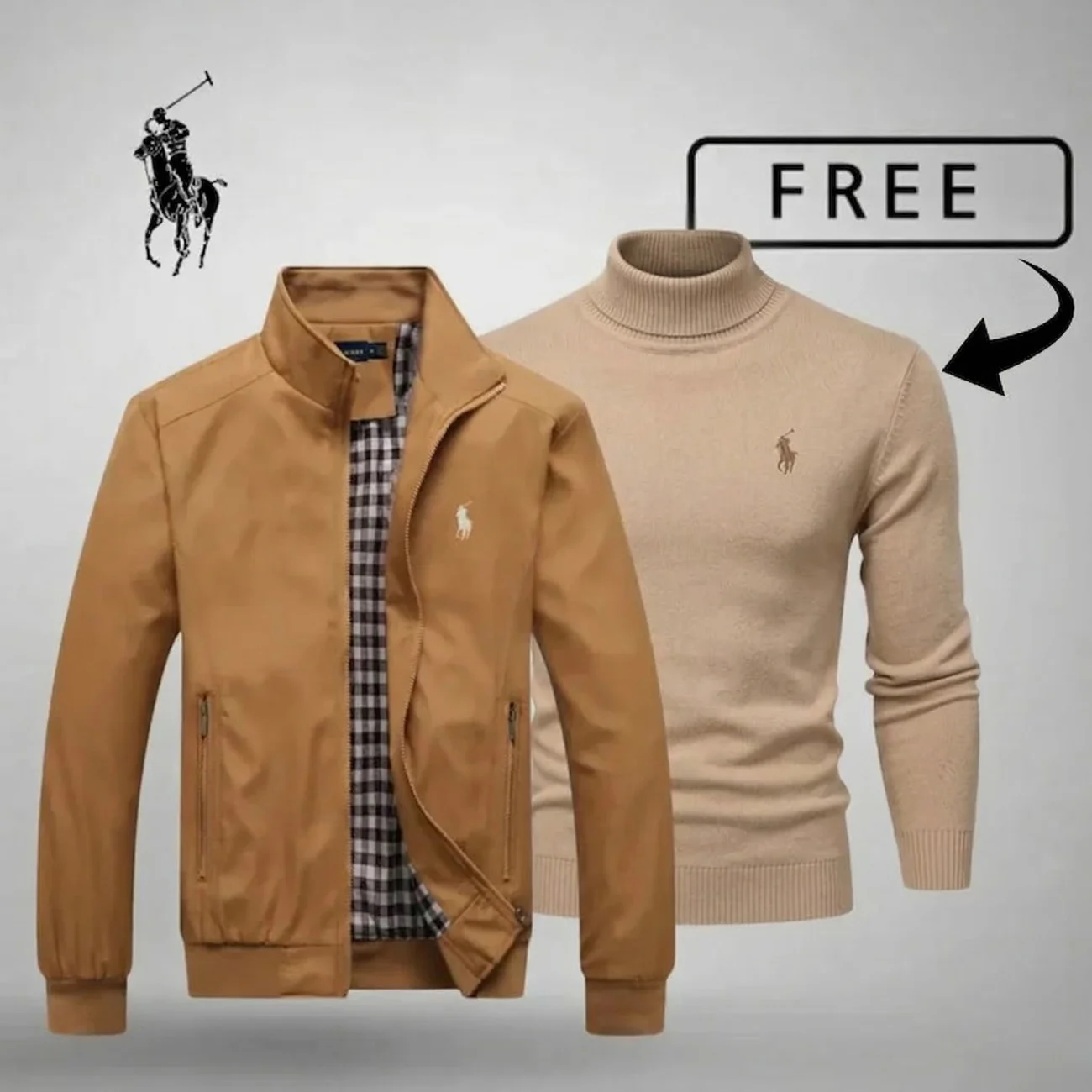 2026 Winter Jacket + Turtleneck Sweater || Clearance Sale - Image 4