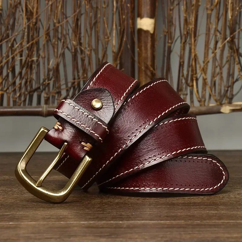 Overland Stitched Leather Belt - Image 10