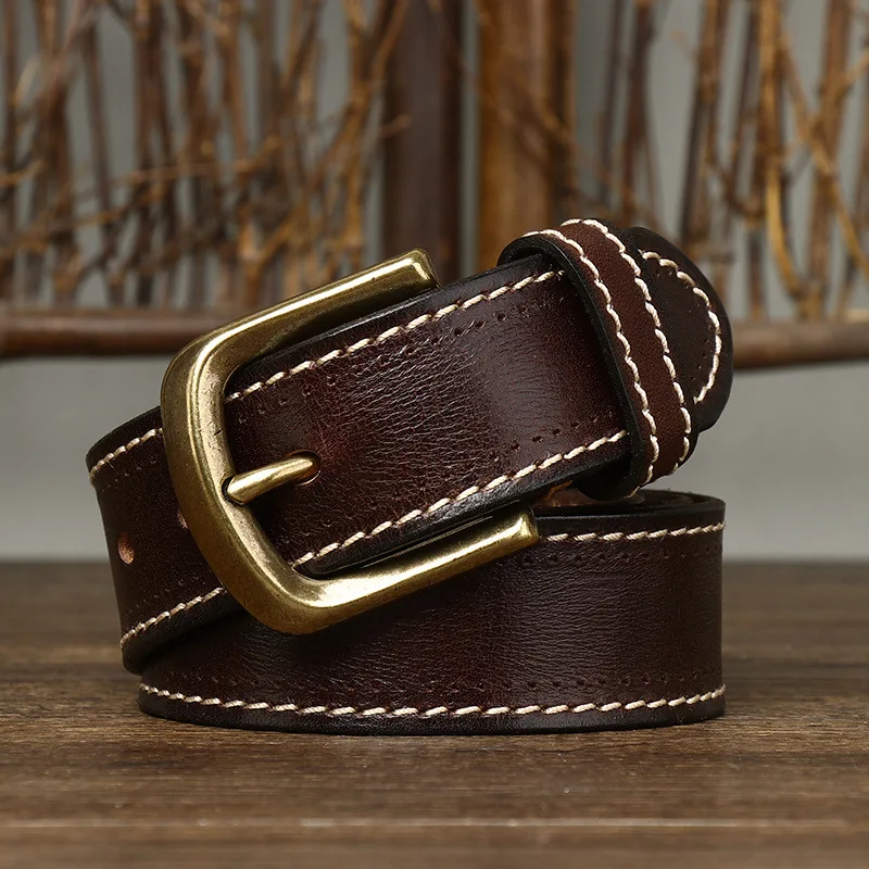 Overland Stitched Leather Belt - Image 11