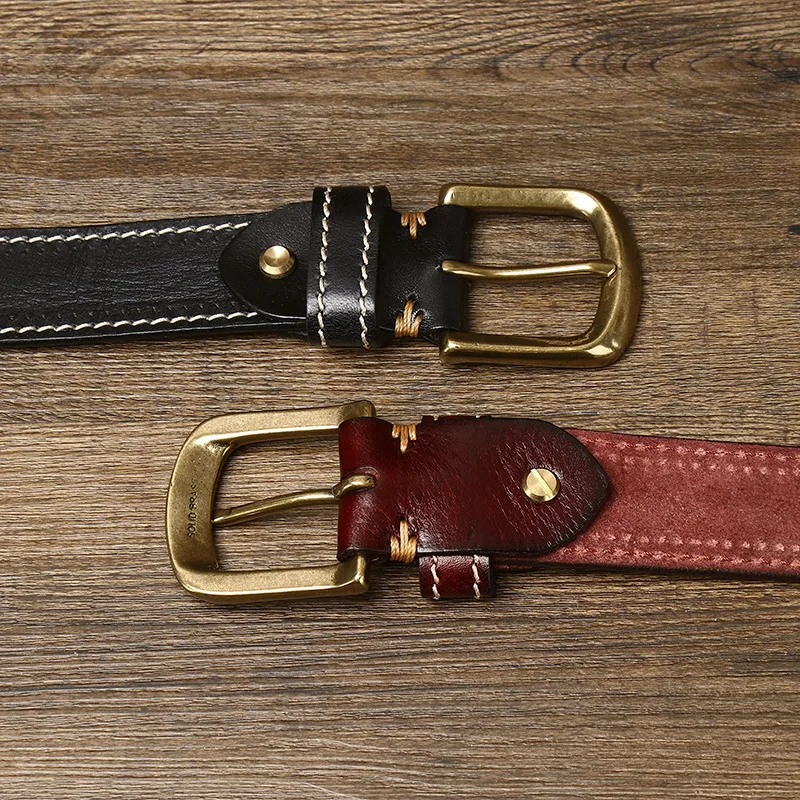Overland Stitched Leather Belt - Image 13