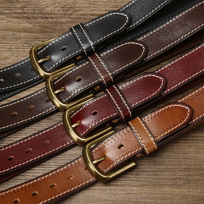 Overland Stitched Leather Belt - Image 14