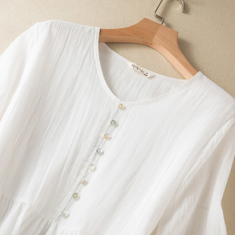 ABIGAIL LINEN DRESS - Image 4