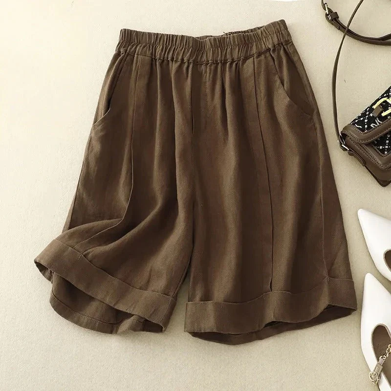 ADELE LINEN SHORTS - Image 5