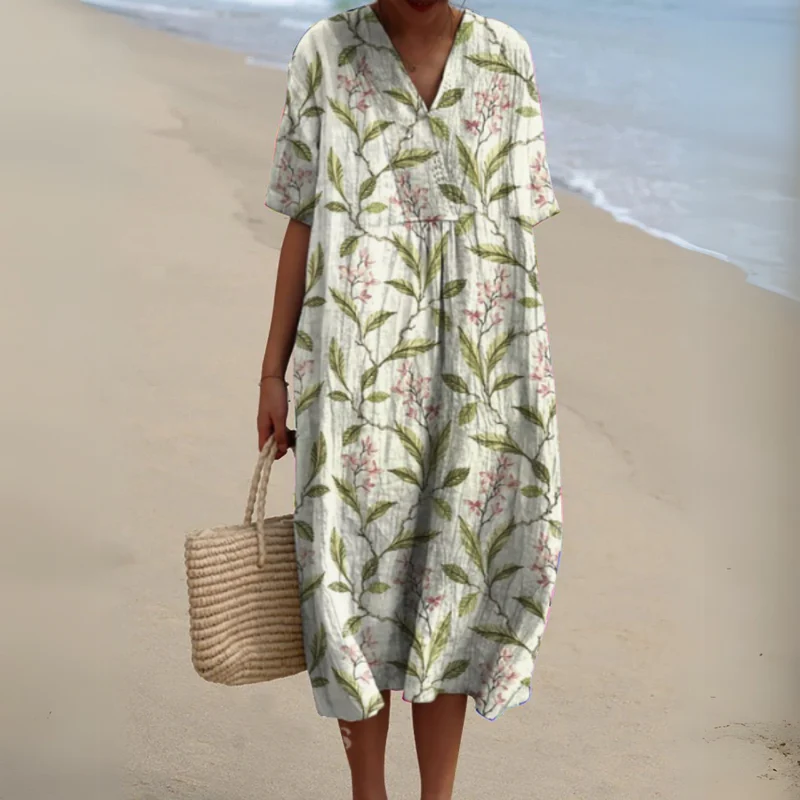 ADELFA | LOOSE COLORFUL DRESS - Image 10